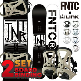 スノーボード 板 エフエヌティーシー - ビンディング リンク ドレイク 2点セット FNTC TNT R Black/White UNISEX - LINK GRD-2 UNISEX - DRAKE KING MEN'S ティーエヌティー ジーアールディーツー キング バインディング メンズ レディース 23-24 日本正規品