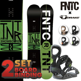 【取付ほぼ無料！】スノーボード 板 エフエヌティーシー - ビンディング ドレイク 2点セット FNTC TNT R UNISEX - DRAKE KING MEN'S - DRAKE KING LTD MEN'S ティーエヌティー ドレイク キング バインディング メンズ 男性 23-24 日本正規品