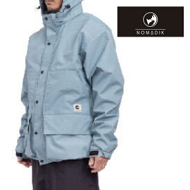 【P最大46倍・要エントリー 6/11 1:59迄】スノーボード ウェア ジャケット ノマディック NOMADIK GRIND JKT Bluegray UNISEX RELAXED FIT リラックスフィット メンズ レディース 男性 女性 23-24 日本正規品