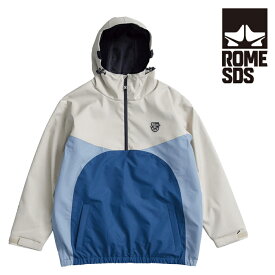 スノーボード ウェア ジャケット ローム ROME SDS OG PULLOVER Jacket Cream RELAXED FIT UNISEX メンズ レディース 男性 女性 23-24 日本正規品