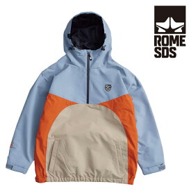 スノーボード ウェア ジャケット ローム ROME SDS OG PULLOVER Jacket Gray Blue RELAXED FIT UNISEX メンズ レディース 男性 女性 23-24 日本正規品