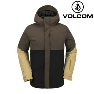 日本正規品 スノーボード ウェア ジャケット ボルコム VOLCOM L GORE-TEX JACKET BRN-Brown G0652406 MEN'S ゴアテックス メンズ 男性 23-24