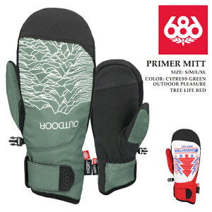 yGg[őSiP10{}\ԁz {Ki Xm[{[h ~bg VbNXGCgVbNX 686 PRIMER MITT Cypress Green Outdr PleasuresETree Life Red ~g O[u  Y 24-25