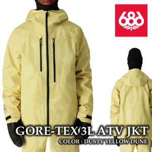 {Ki Xm[{[h EFA WPbg VbNXGCgVbNX 686 GORE-TEX 3L ATV JACKET Dusty Yellow Dune SAebNX J {q Y 24-25