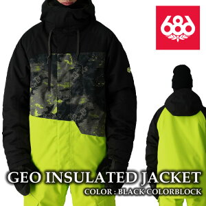 {Ki Xm[{[h EFA WPbg VbNXGCgVbNX 686 GEO JACKET Black Colorblock Y 24-25