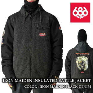 {Ki Xm[{[h EFA WPbg VbNXGCgVbNX 686 IRON MAIDEN BATTLE JACKET Iron Maiden Black Denim ACACf Y 24-25