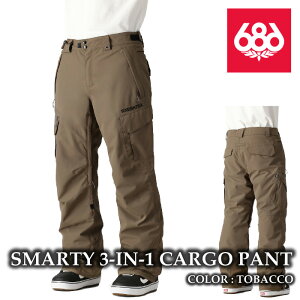 yGg[Pő47{}\ԁz {Ki Xm[{[h EFA pc VbNXGCgVbNX 686 SMARTY 3-IN-1 CARGO PANT Tobacco Y 24-25