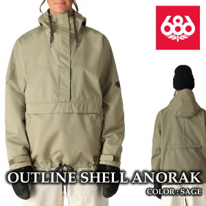 {Ki Xm[{[h EFA WPbg VbNXGCgVbNX 686 OUTLINE ANORAK Sage fB[X 24-25