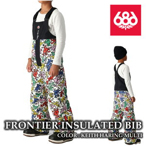 {Ki Xm[{[h EFA rupc VbNXGCgVbNX 686 BOYS FRONTIER INSULATED BIB Keith Haring Multi L[XwO [X LbY q 24-25