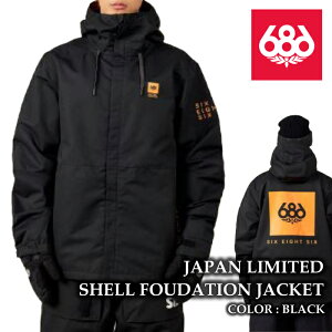 yGg[őSiP10{}\ԁz {Ki Xm[{[h EFA WPbg VbNXGCgVbNX 686 JAPAN LIMITED SHELL FOUNDATION JACKET Black ~ebh Y 24-25