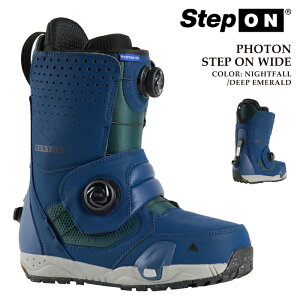 yGg[Pő47{BLACK FRIDAYԁz {Ki Xm[{[h u[c o[g BURTON MENS PHOTON STEP ON WIDE Nightfall/Deep Emerald tHg XebvI Ch Y 24-25