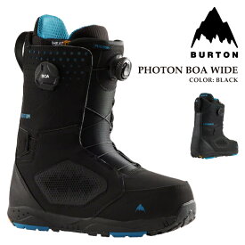 日本正規品 スノーボード ブーツ バートン BURTON MENS PHOTON BOA WIDE Black フォトン ボア ワイド ブラック メンズ 24-25