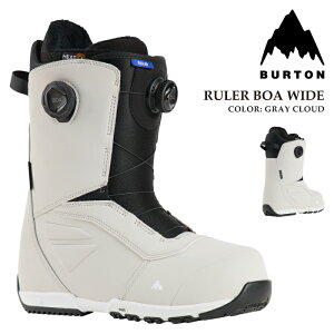 yGg[Pő47{}\ԁz {Ki Xm[{[h u[c o[g BURTON MENS RULER BOA WIDE Gray Cloud [[ {A Ch O[ NEh Y 24-25