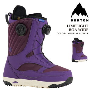 yGg[őSiP5{}\ԁz {Ki Xm[{[h u[c o[g BURTON WOMENS LIMELIGHT BOA WIDE Imperial Purple CCg {A Ch p[v fB[X 24-25