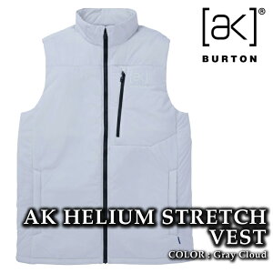 yGg[Pő47{}\ԁz {Ki Xm[{[h EFA WPbg o[g BURTON MENS [ak] HELIUM STRETCH INSULATED VEST Gray Cloud Y 24-25