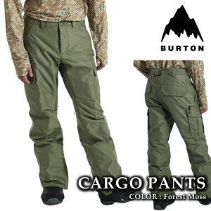 {Ki Xm[{[h EFA pc o[g BURTON MENS CARGO 2L PANTS Forest Moss Y 24-25