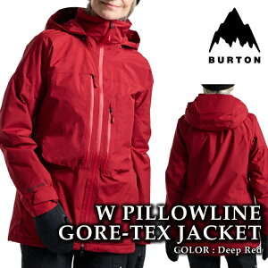 yGg[Pő49{}\ԁz {Ki Xm[{[h EFA WPbg o[g BURTON WOMENS PILLOWLINE GORE-TEX 2L JACKET Deep Red SAebNX fB[X 24-25