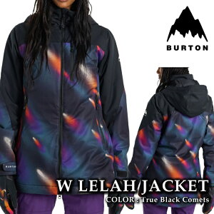 {Ki Xm[{[h EFA WPbg o[g BURTON WOMENS LELAH 2L JACKET True Black/Comets fB[X 24-25