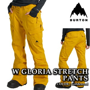 yGg[Pő47{BLACK FRIDAYԁz {Ki Xm[{[h EFA pc o[g BURTON WOMENS GLORIA 2L STRETCH PANTS Goldenrod fB[X 24-25