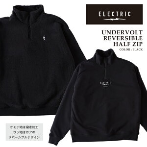 {Ki n[tWbv GNgbN ELECTRIC UNDERVOLT REVERSIBLE HALF ZIP Black x Black o[Vu n[tWbv 24FW