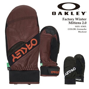 yGg[Pő49{}\ԁz {Ki Xm[{[h ~g I[N[ OAKLEY FACTORY WINTER MITTENS 2.0 GrenacheEBlack Out ~bg O[u  Y fB[X XL[ 24-25