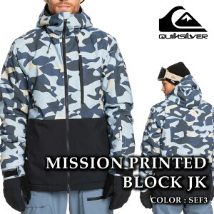 yGg[őSiP5{}\ԁz {Ki Xm[{[h EFA WPbg NCbNVo[ QUIKSILVER MISSION PRINTED BLOCK JK SEF3 Y fB[X 24-25