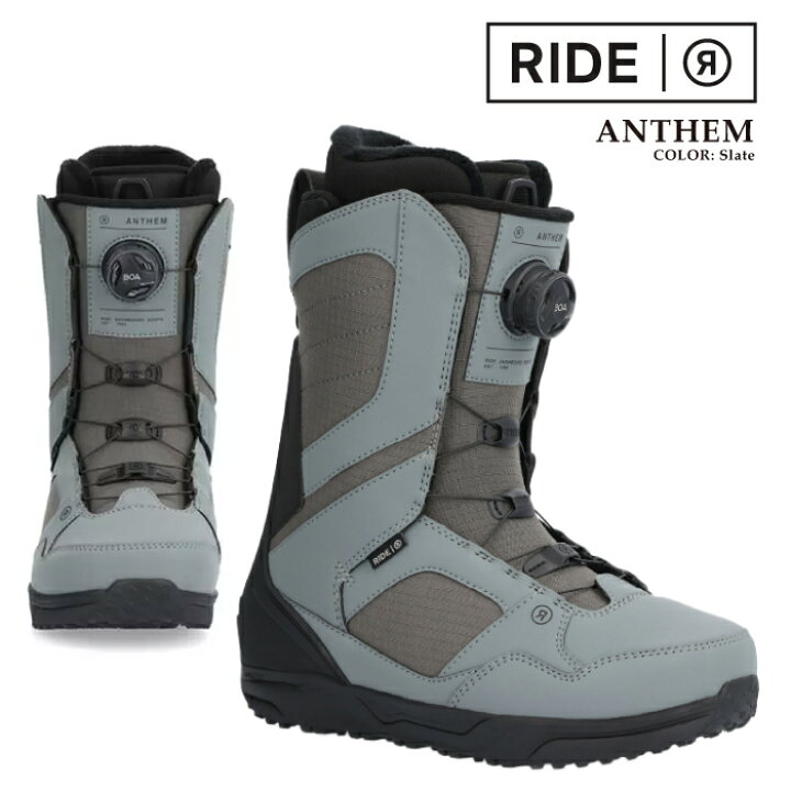 楽天市場】日本正規品 スノーボード ブーツ ライド RIDE ANTHEM Slate 