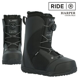 【エントリーでP最大47倍★マラソン期間】日本正規品 スノーボード ブーツ ライド RIDE HARPER Black ハーパー ブラック レディース 24-25