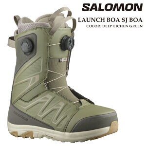 {Ki Xm[{[h u[c T SALOMON LAUNCH BOA SJ BOA Deep Lichen Green/Beluga/Vintage Khaki [` {A Xg[gWPbg {A O[ Y 24-25