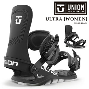 日本正規品 スノーボード ビンディング ユニオン UNION ULTRA WOMEN Black ウルトラ ウィメンズ ブラック バインディング レディース 24-25