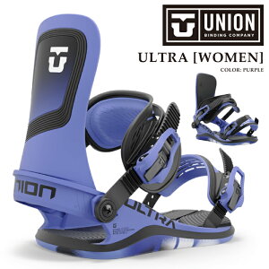 日本正規品 スノーボード ビンディング ユニオン UNION ULTRA WOMEN Purple ウルトラ ウィメンズ パープル バインディング レディース 24-25
