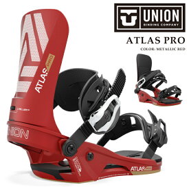 スノーボード ビンディング ユニオン UNION ATLAS PRO Metallic Red アトラス プロ メタリック レッド バインディング メンズ レディース 24-25 日本正規品 予約