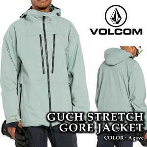 日本正規品 スノーボード ウェア ジャケット ボルコム VOLCOM MENS GUCH STRETCH GORE JACKET Agave ゴアテックス メンズ 24-25