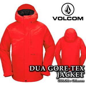 yGg[őSiP10{}\ԁz {Ki Xm[{[h EFA WPbg {R VOLCOM MENS DUA GORE-TEX JACKET Crimson SAebNX Y 24-25