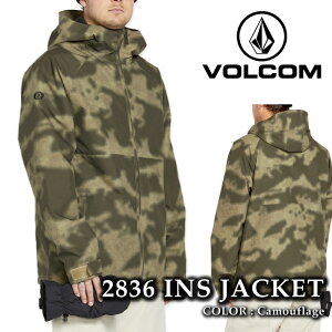 ���{���K�i �X�m�[�{�[�h �E�F�A �W���P�b�g �{���R�� VOLCOM MENS 2836 INSULATED JACKET Camouflage �����Y 24-25