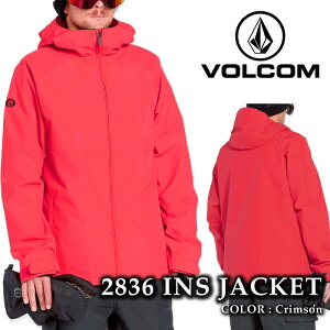 ���{���K�i �X�m�[�{�[�h �E�F�A �W���P�b�g �{���R�� VOLCOM MENS 2836 INSULATED JACKET Crimson �����Y 24-25