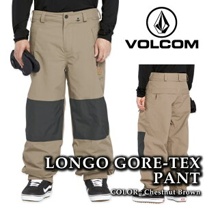 yGg[Pő47{BLACK FRIDAYԁz {Ki Xm[{[h EFA pc {R VOLCOM MENS LONGO GORE-TEX PANTS Chestnut Brown SAebNX Y 24-25