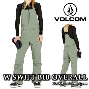{Ki Xm[{[h EFA rupc {R VOLCOM WOMENS SWIFT BIB OVERALL Lichen Green fB[X 24-25