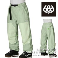 日本正規品 スノーボード ウェア パンツ シックスエイトシックス 686 MENS 686 HUF DOUBLE H SHELL PANT …