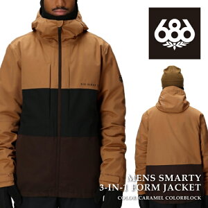 {Ki Xm[{[h EFA WPbg VbNXGCgVbNX 686 MENS SMARTY 3-IN-1 FORM JACKET Caramel Colorblock Y 25-26