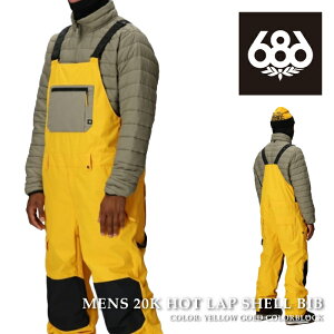 {Ki Xm[{[h EFA rupc VbNXGCgVbNX 686 MENS 20K HOT LAP SHELL BIB Yellow Gold Colorblock Y 25-26