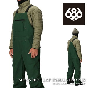 {Ki Xm[{[h EFA rupc VbNXGCgVbNX 686 MENS HOT LAP INSULATED BIB Moss Green Ripstop Y 25-26