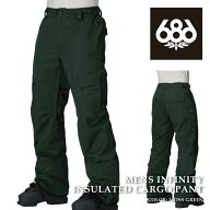 日本正規品 スノーボード ウェア パンツ シックスエイトシックス 686 MENS INFINITY INSULATED CARGO PAN…