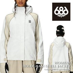 {Ki Xm[{[h EFA WPbg VbNXGCgVbNX 686 WOMENS HOLOGRAM SHELL JACKET White Colorblock fB[X 25-26 \