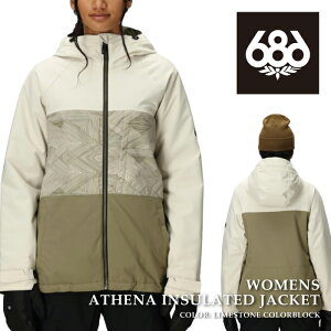 {Ki Xm[{[h EFA WPbg VbNXGCgVbNX 686 WOMENS ATHENA INSULATED JACKET Limestone Colorblock fB[X 25-26 \