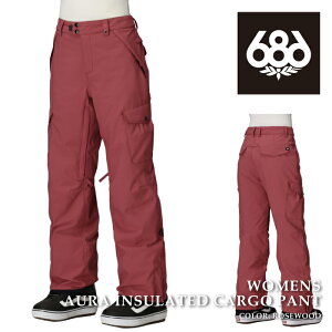 yGg[Pő49{}\ԁz {Ki Xm[{[h EFA pc VbNXGCgVbNX 686 WOMENS AURA INSULATED CARGO PANT Rose Wood fB[X 25-26