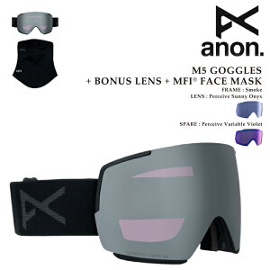 {Ki Xm[{[h S[O Am ANON M5 + BONUS LENS + MFI FACE MASK Smoke/Perceive Sunny Onyx XL[ 25-26