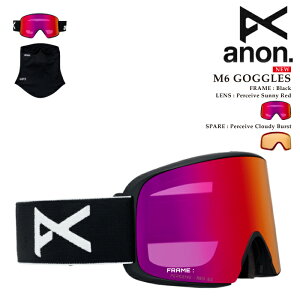 {Ki Xm[{[h S[O Am ANON M6 Black/Perceive Sunny Red XL[ 25-26