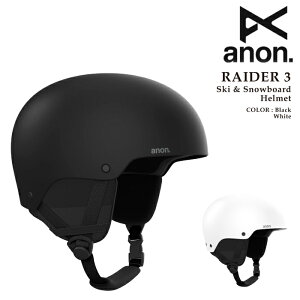 yGg[Pő47{}\ԁz {Ki Xm[{[h wbg Am ANON RAIDER 3 Black/White C_[ Y fB[X XL[ 25-26 \