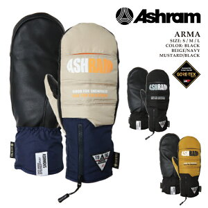 {Ki Xm[{[h ~bg AV ASHRAM ARMA BlackEBeige NavyEMustard Black A} GORE-TEX SAebNX O[u  Y fB[X 25-26